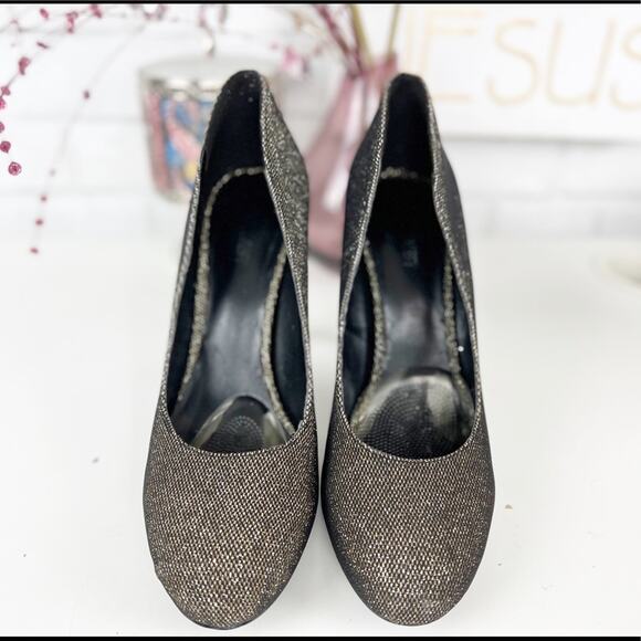 Nine West Micha Sparkly Textured Heels Size 8.5 - Picture 7 of 9